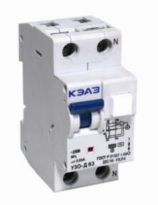 купить УЗО КЭАЗ Д63-22  32А 30mA C                                                                          с доставкой
