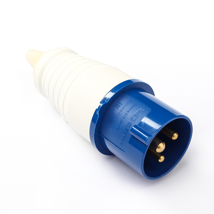 купить Вилка 013 2Р+РЕ 16А 220В                                                                             с доставкой