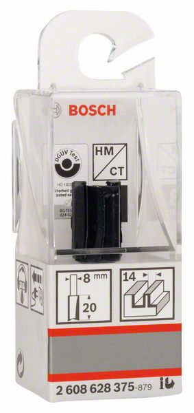 купить Фреза Bosch пазовая с2лезв. 8/14/20/51                                                               с доставкой