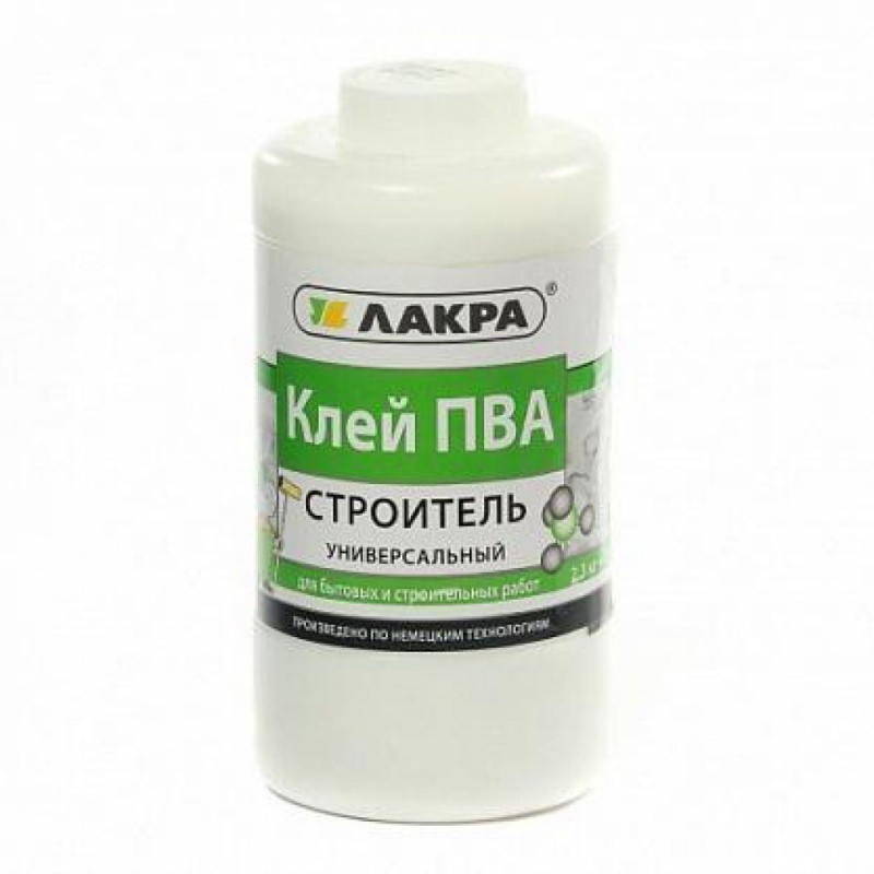 купить Клей ПВА строительный универсальный  2,3кг (Лакра)                                                   с доставкой