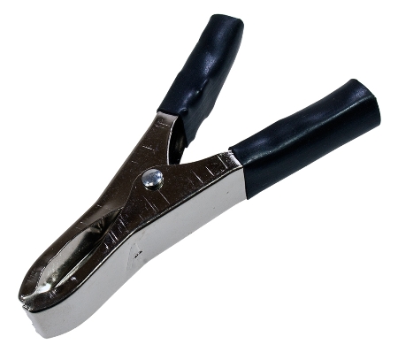 купить Зажим "крокодил"   10А 50мм черный                                                                     с доставкой