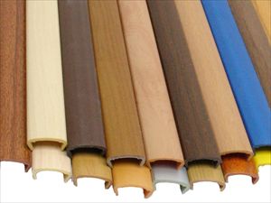 купить Кромочный профиль ПВХ "П" 16мм зеленый "К-13"                                                        с доставкой