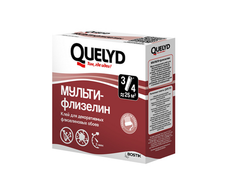 купить Клей обойный QUELYD МУЛЬТИ флизелин 450г с доставкой