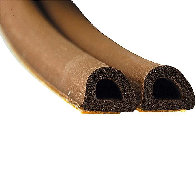 купить Уплотнитель  KIM TEC профиль D, коричневый 9х7,5 мм с доставкой