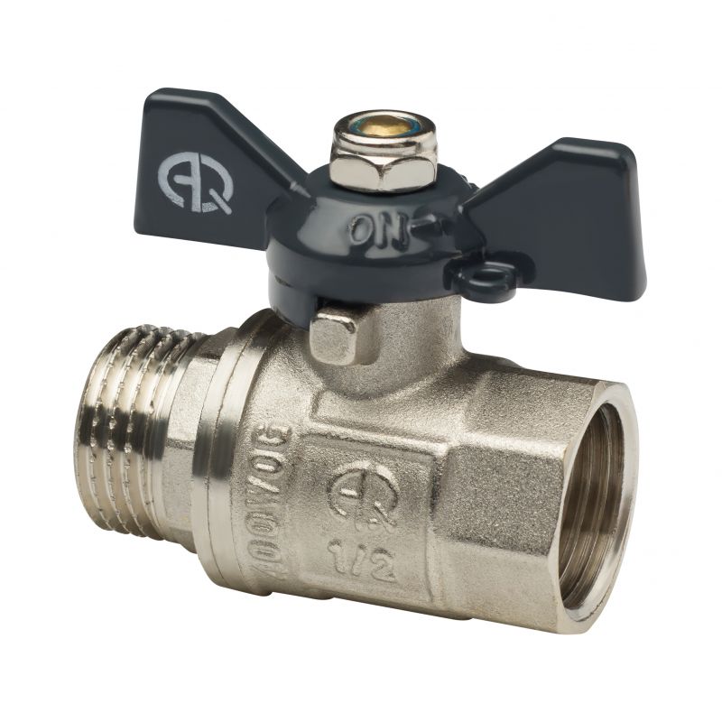 купить Кран шаровый 3/4" ВН-НР бабочка с доставкой