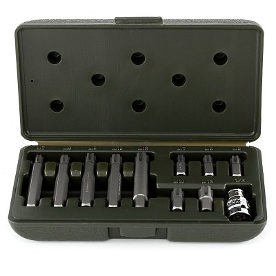 купить Набор вставок Набор вставок Дело Техники RIBE 3/8" 11 пр. М7-М12 L=30/75мм переходник 1/2 на 3/8 с доставкой