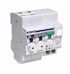 купить ДИФ КЭАЗ ВД63-22  25А 30mA                                                                           с доставкой