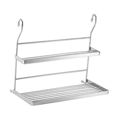 купить Полка на рейлинг для специй двойная ALBA CWJ203B-2 348*137*311,5мм хром                              с доставкой