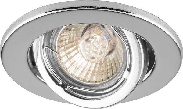 купить Светильник точечный MR11 Feron DL8 поворотный (серебро,штамп.)                                       с доставкой