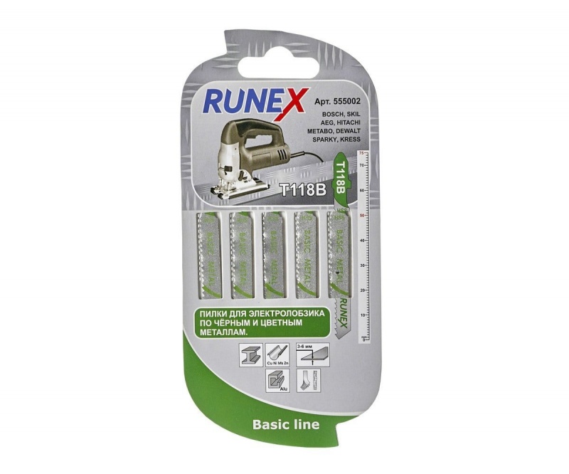 купить Пилка Runex T-118B 75х50мм (сталь,цв.мет.,тексто                                                     с доставкой