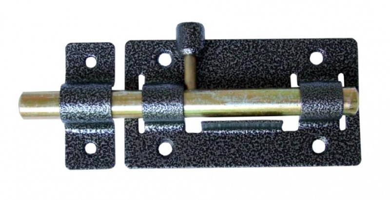 купить Задвижка дверная круглая ЗД-09 пол.серебро                                                           с доставкой