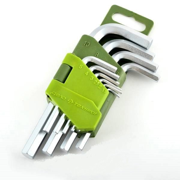 купить Набор ключей шестигранных Дело Техники 10шт, 1.5-10мм, длинные                                       с доставкой