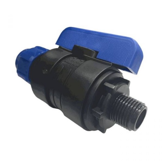 купить Кран шаровый ПНД 20х1/2" ц/ш Valfex с доставкой