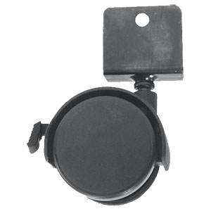 купить Колесная опора со скобой D50мм со стопором                                                           с доставкой