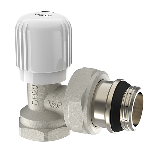 купить Клапан ручной угловой 1/2" Вн-Нр V&G-601201 с доставкой