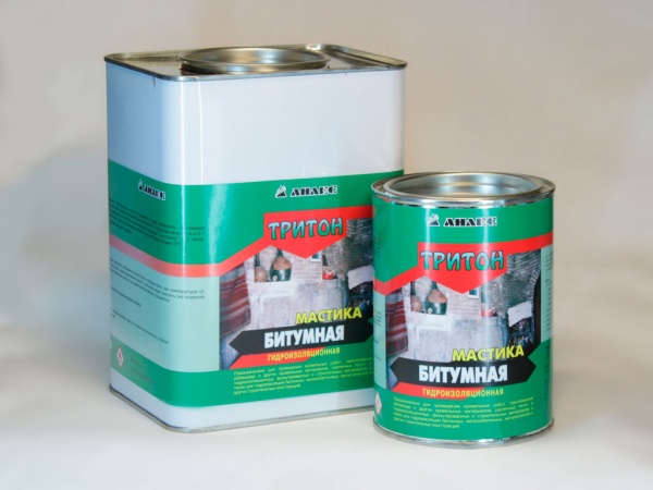 купить Мастика битумная Тритон, 1л  0,8кг                                                                    с доставкой