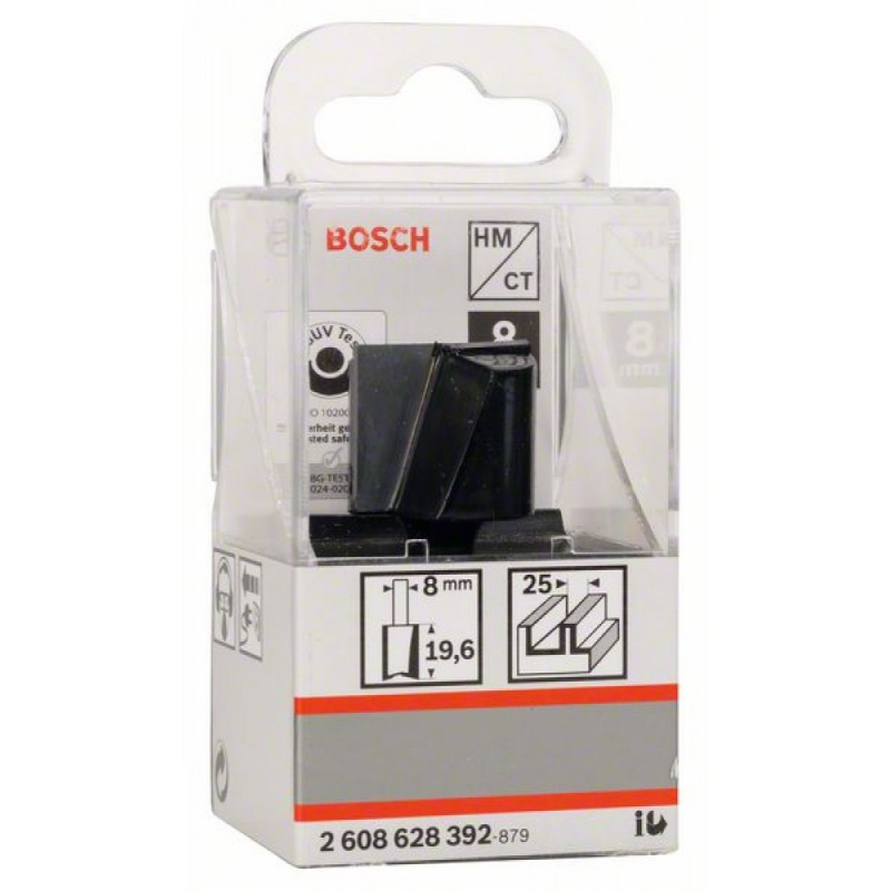 купить Фреза Bosch пазовая с2лезв. 8/25/20/51 (2.608.628.392)                                               с доставкой