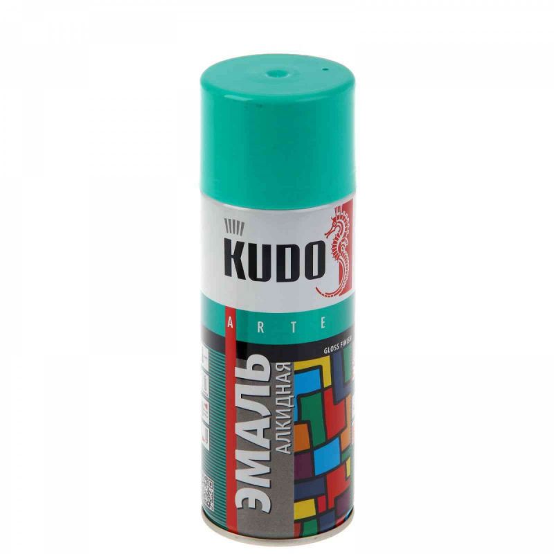 купить Краска аэроз. КУДО KU-1020 бирюзовая 0,52л RAL5018 с доставкой