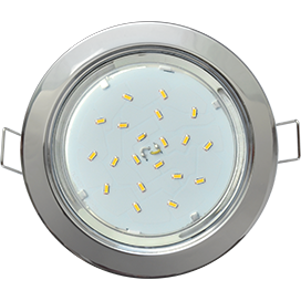 купить Светильник точечный GX53 Ecola  Н4 38*106 встраиваемый хром                                          с доставкой