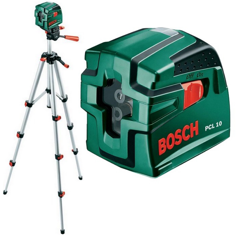 купить Лазерный уровень (нивелир) Bosch PCL 10 Set (со штативом)                                            с доставкой