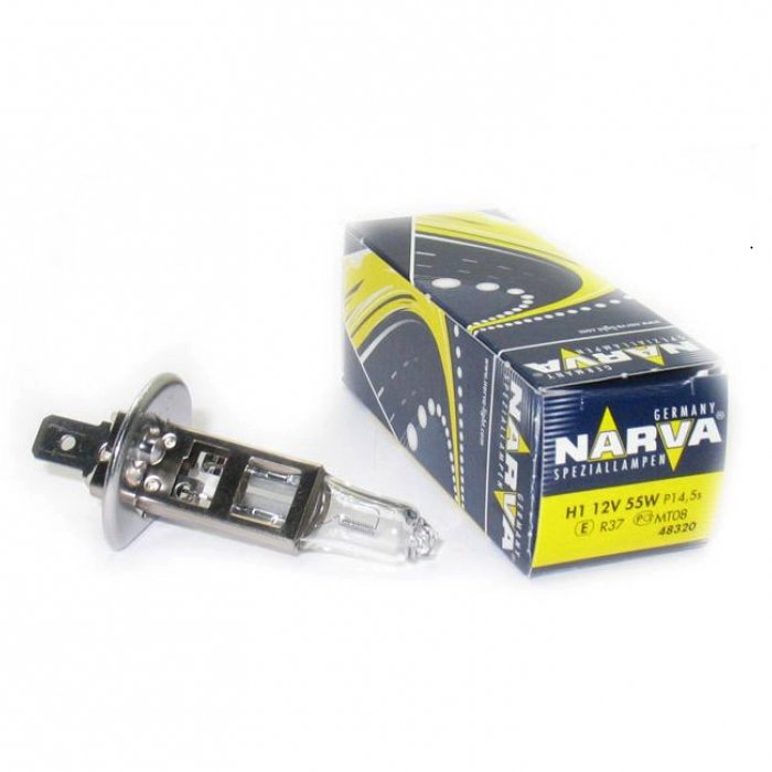 купить Автолампа Narva H1 12V 55W P14, 5s                                                                   с доставкой