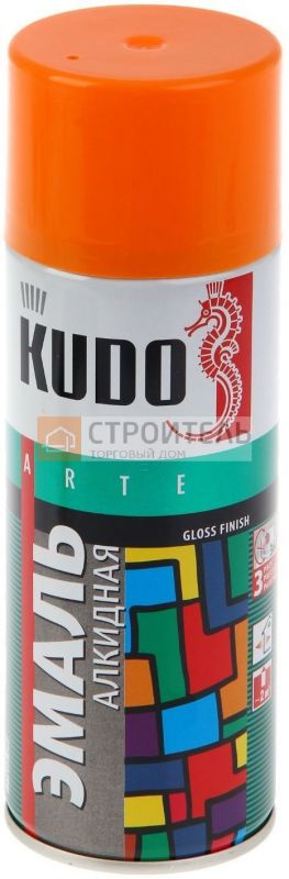 купить Краска аэроз. КУДО KU-1019 оранжевая 0,52л RAL2004 с доставкой