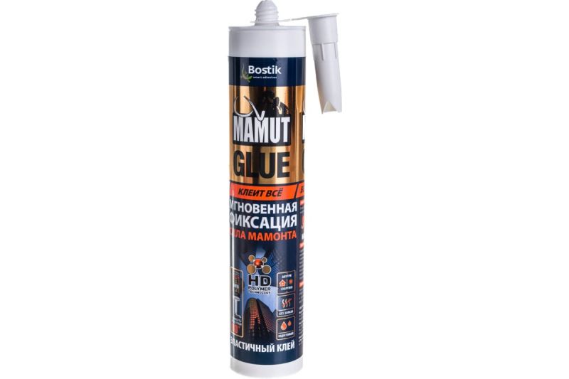 купить Клей монтажный BOSTIK MAMUT GLUE 432г. гибридный белый с доставкой