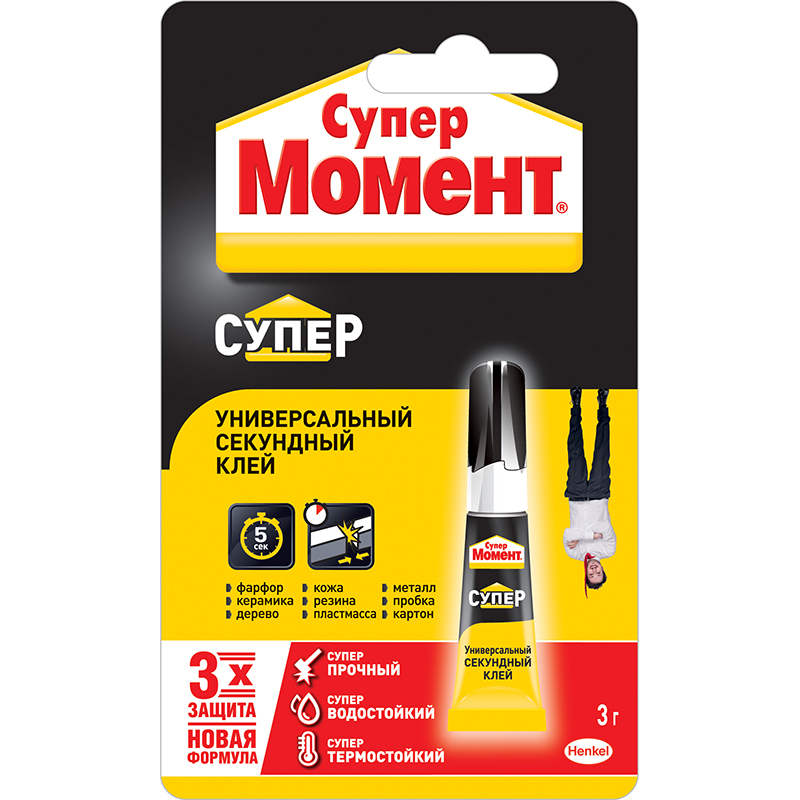 купить Клей  Момент Супер 3г                                                                                с доставкой