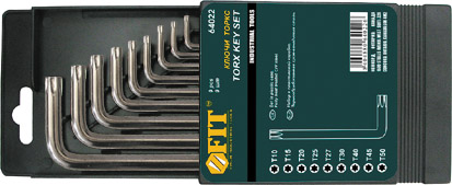 купить Набор ключей TORX FIT,9шт,пластик.держатель                                                          с доставкой