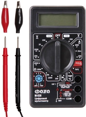 купить Мультиметр М838 Фаzа с доставкой