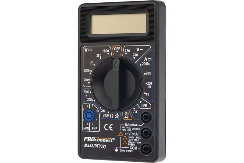 купить Мультиметр M832 Proconnect (DT832) с доставкой
