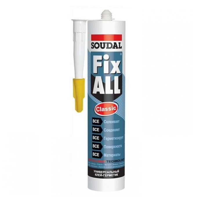 купить Клей Soudal МС-Полимер FIX ALL Crystal 290мл прозрачный с доставкой
