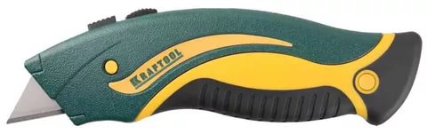 купить Нож универсальный Kraftool"Expert" металлический, с запасными лезвиями 5шт.                          с доставкой