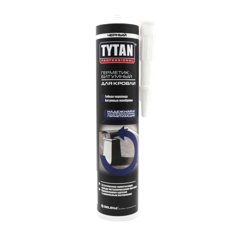 купить Герметик кровельный битумный TYTAN Professional 310мл черный с доставкой