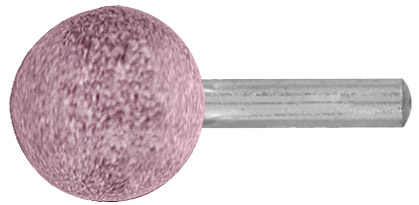 купить Шарошка абразивная FIT по металлу шар 25мм, хвостовик 6мм                                            с доставкой