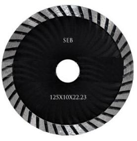 купить Диск алмаз.SEB 125*10*22,23 турбо-волна                                                              с доставкой
