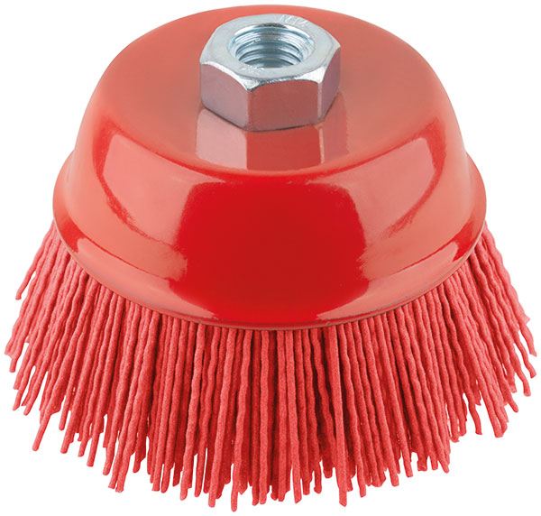 купить Корщетка для УШМ "чашка" нейлоновая  75мм/М14 FIT  с доставкой