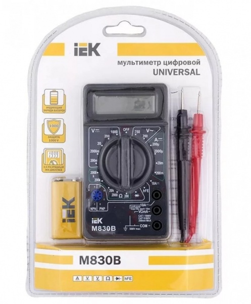 купить Мультиметр M830 IEK Universal, TMD-2B-830 с доставкой