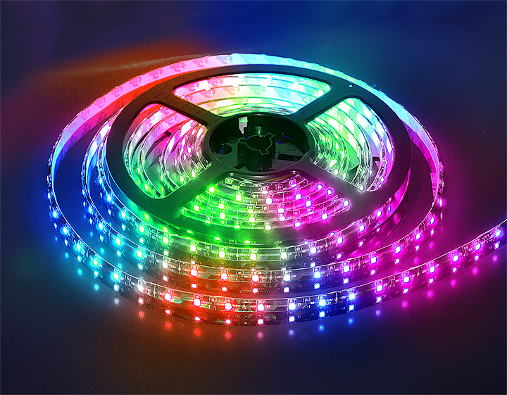 купить Лента SMD Smartbuy 5050/60/ RGB 14,4W, IP20, мультиколор, 1м с доставкой