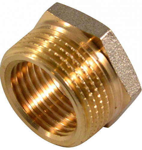 купить Футорка СТМ 3/4"х1/2" ш/г, латунь с никелированным покрытием                                         с доставкой