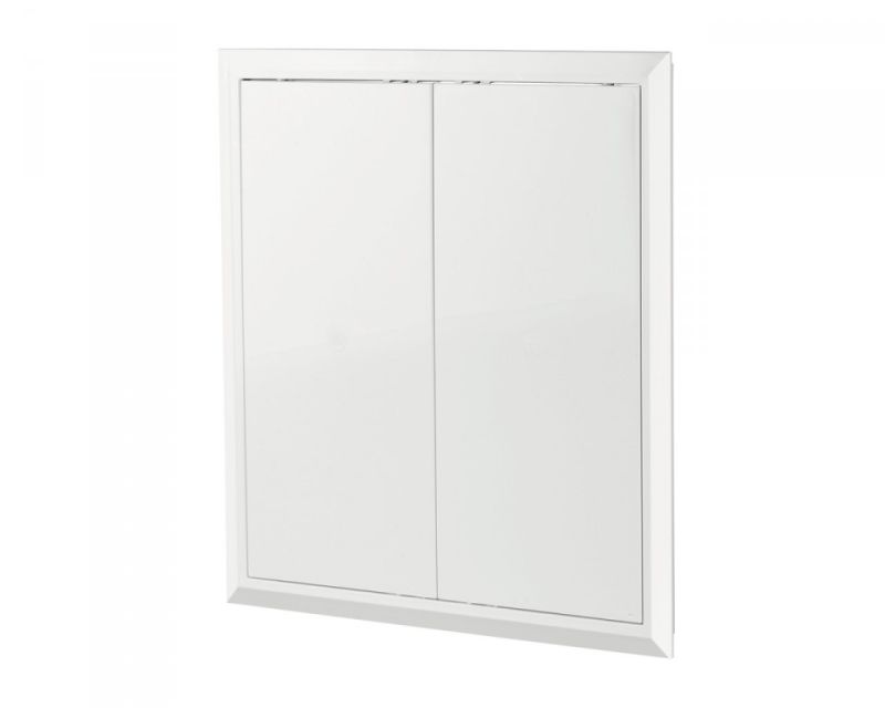 купить Люк сантехнический  Д 400х400  пластик  (367*395, 2-дверный) с доставкой