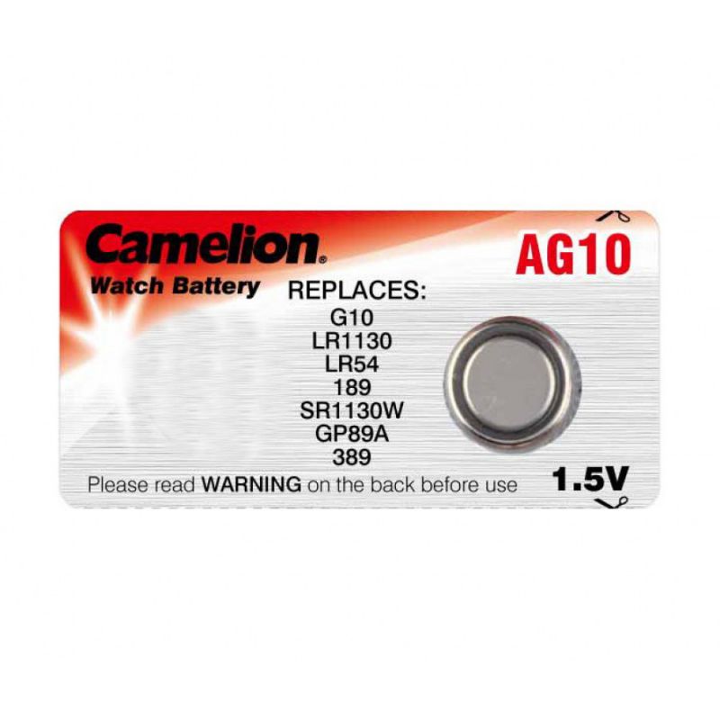 купить Батарейка часовая G10 Camelion (389,LR1130)                                                          с доставкой