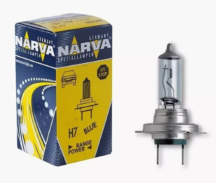 купить Автолампа Narva H7 12V 55W PX26d+50% Range Power                                                     с доставкой