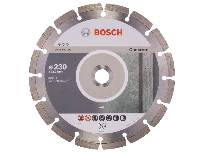 купить Диск алмазный 230*22,23мм сухой рез Bosch (2.608.602.200) с доставкой