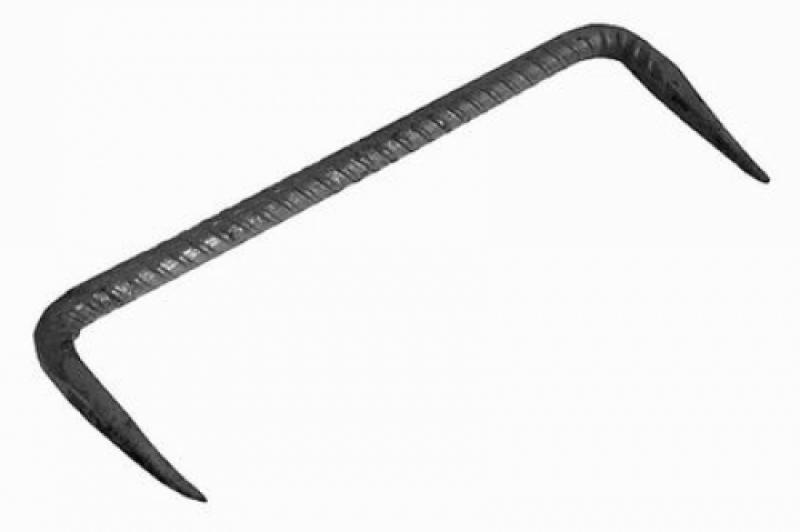 купить Скоба строительная кованая d-10мм L-350мм                                                            с доставкой