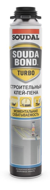 купить Клей-пена Soudal Soudabond TURBO Gun 750мл с доставкой