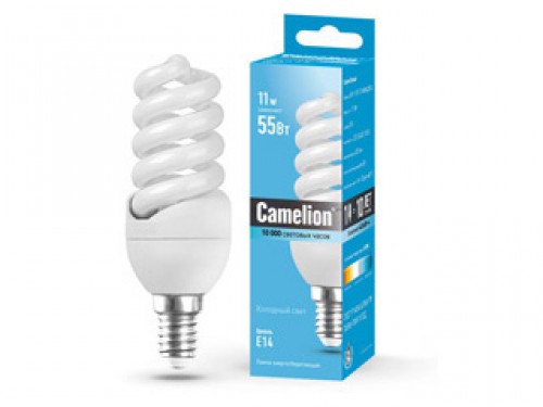 купить Лампа энергосбер. Е14 Camelion FS-T2-M 11W (842)х                                                    с доставкой