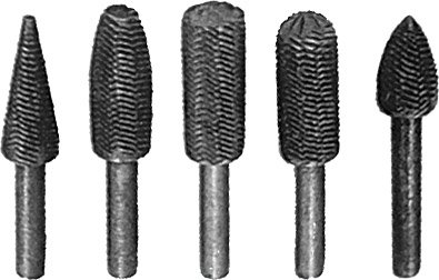 купить Шарошки по металлу FIT 5шт, хвостовик 6мм                                                            с доставкой