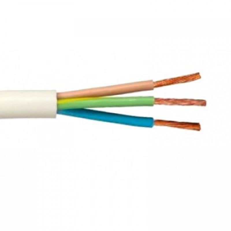 купить Провод ПВС 3х0,75 белый ГОСТ7399-97 с доставкой