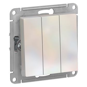 купить Выключатель Schneider Electric Atlas (модуль) 3кл. жемчуг ATN000431 с доставкой